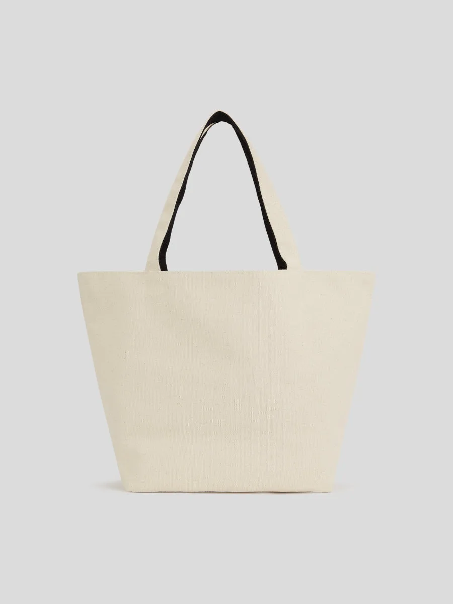 KL X DARCEL DISAPPOINTS REVERSIBLE CANVAS SHOPPER