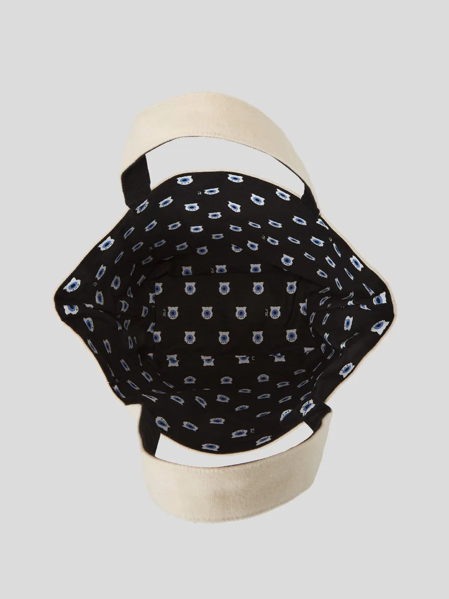 KL X DARCEL DISAPPOINTS REVERSIBLE CANVAS SHOPPER
