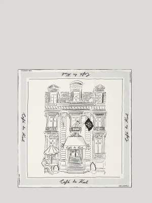 KL X JORGE PARRA SMALL SILK SCARF