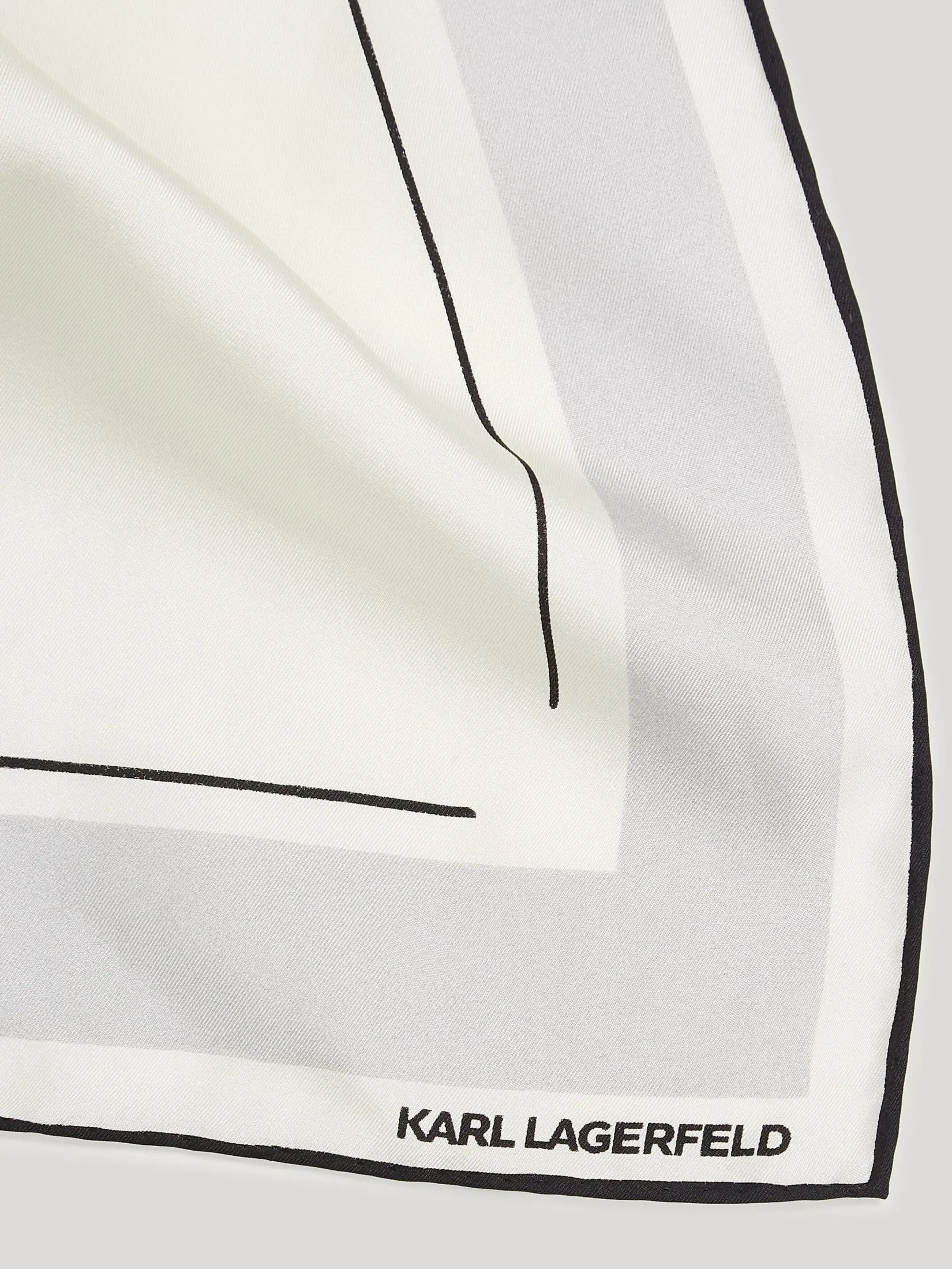 KL X JORGE PARRA SMALL SILK SCARF