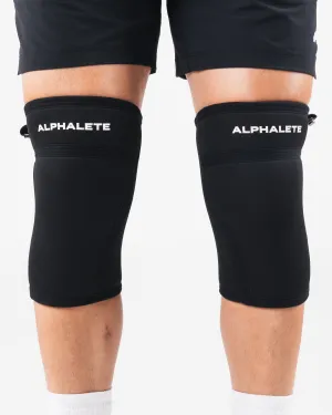 Knee Sleeves - Black Alphalete Athletics