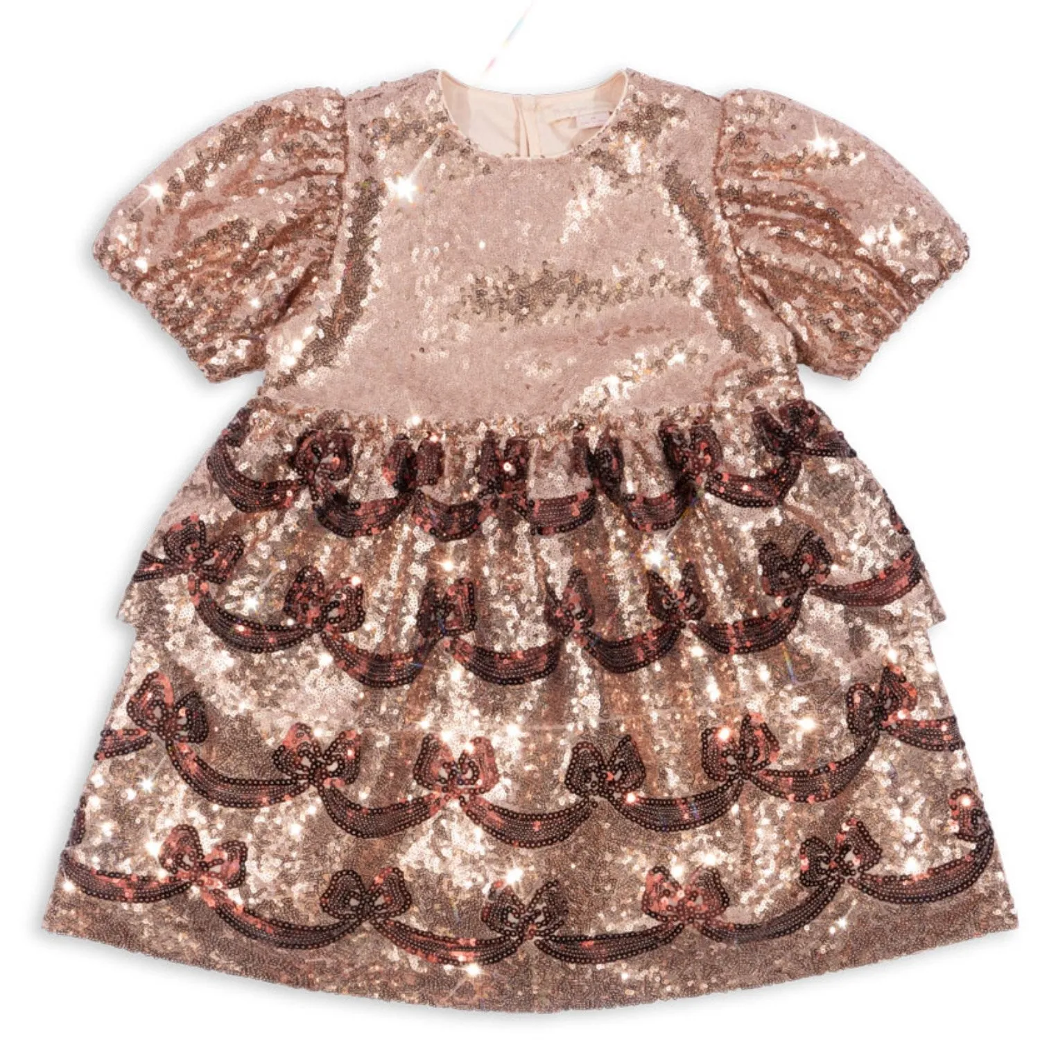 Konges Sljd Gold Blush Starla Bow Wow Dress