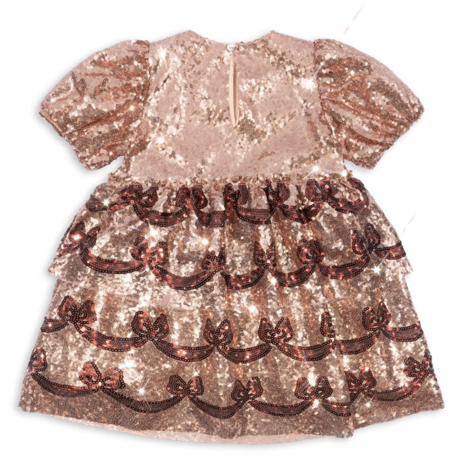 Konges Sljd Gold Blush Starla Bow Wow Dress
