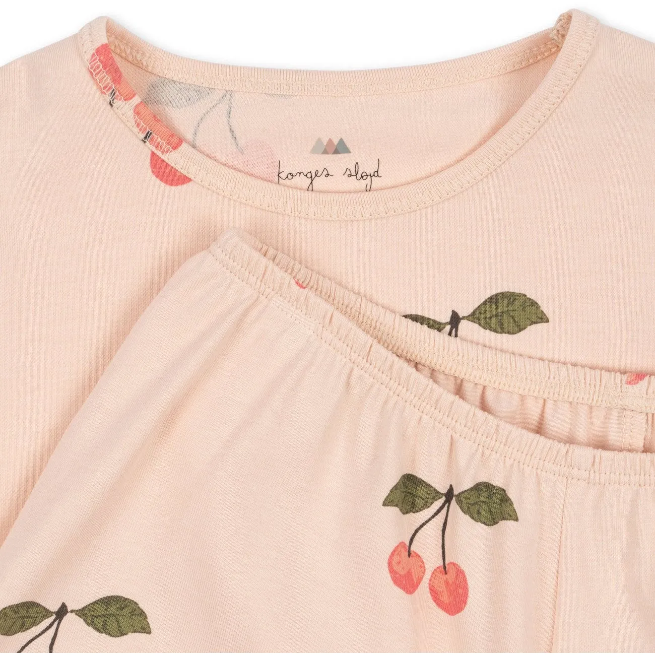 Konges Sljd Ma Grande Cerise Pink Basis Frill Set