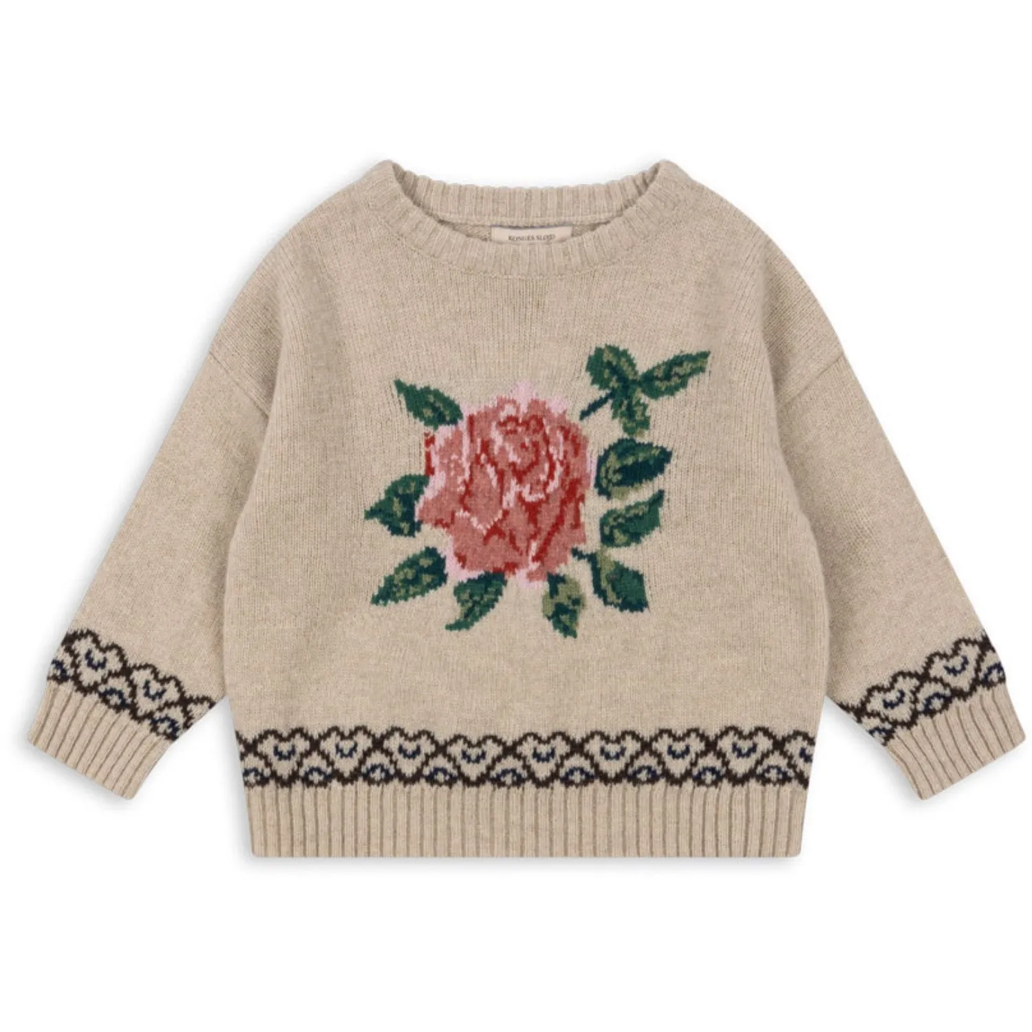 Konges Sljd Off White Melange Carola Sweater