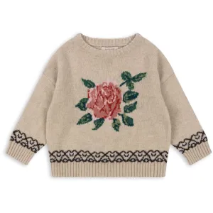 Konges Sljd Off White Melange Carola Sweater