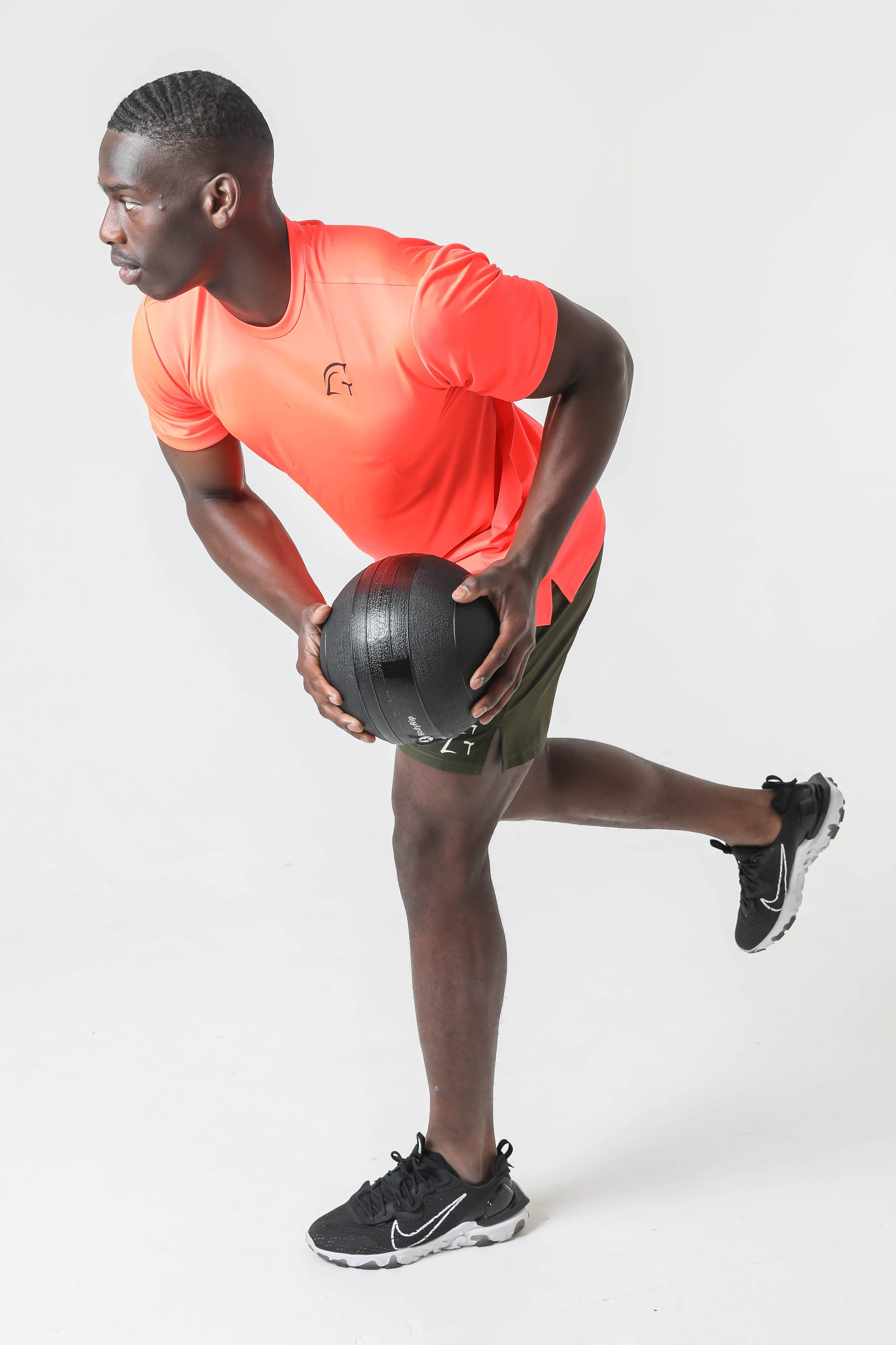 Kryjer X NTC Essential Range Half T-Shirt - Neon Orange
