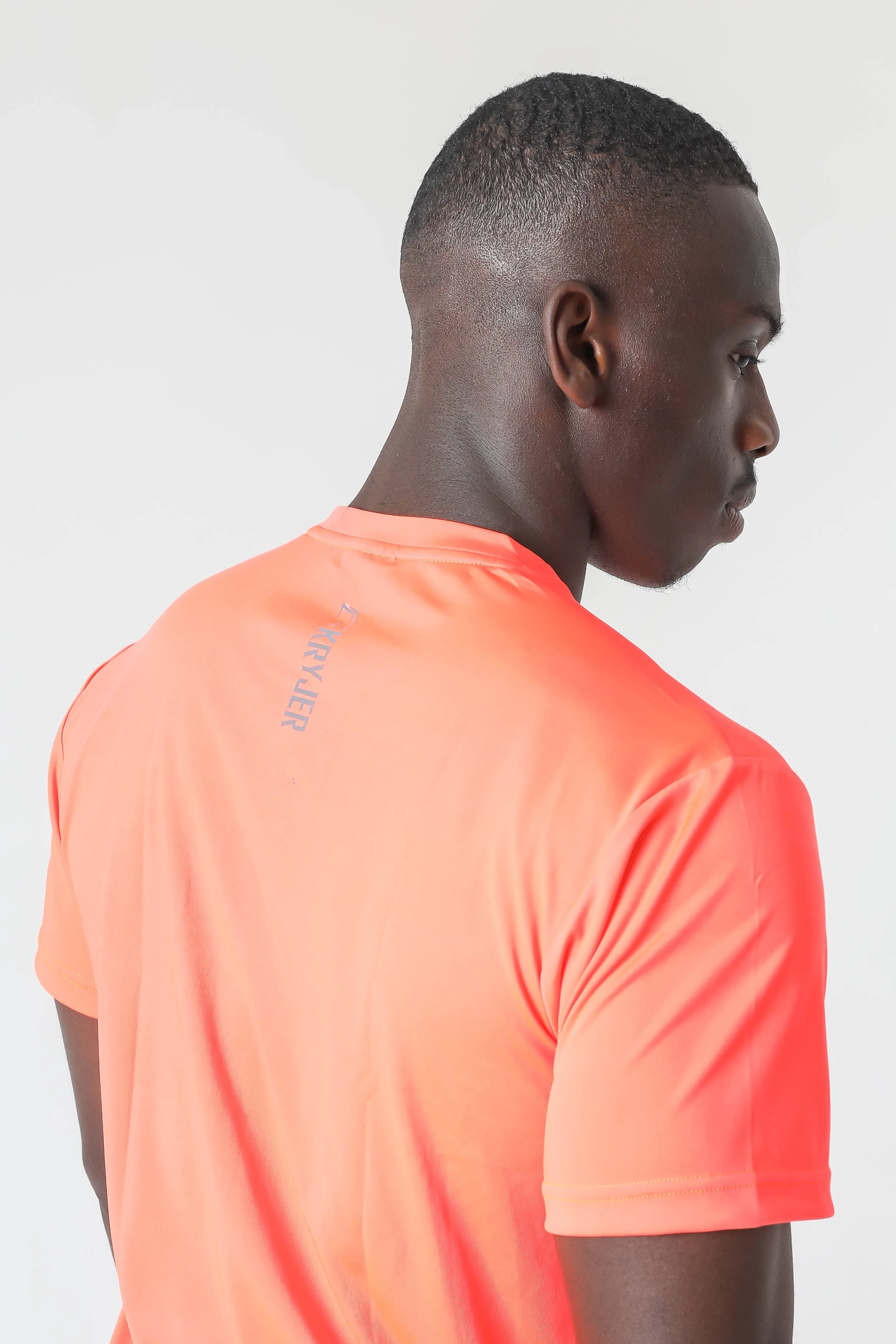Kryjer X NTC Essential Range Half T-Shirt - Neon Orange