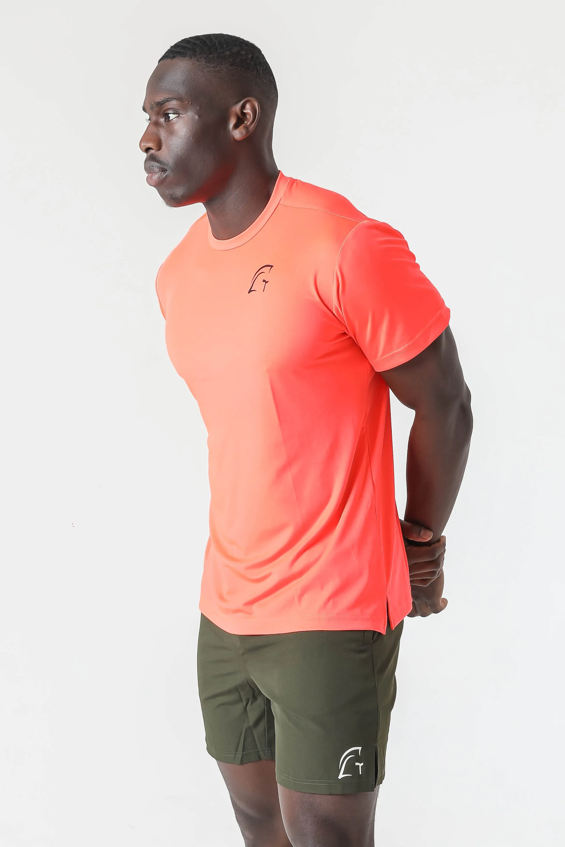 Kryjer X NTC Essential Range Half T-Shirt - Neon Orange