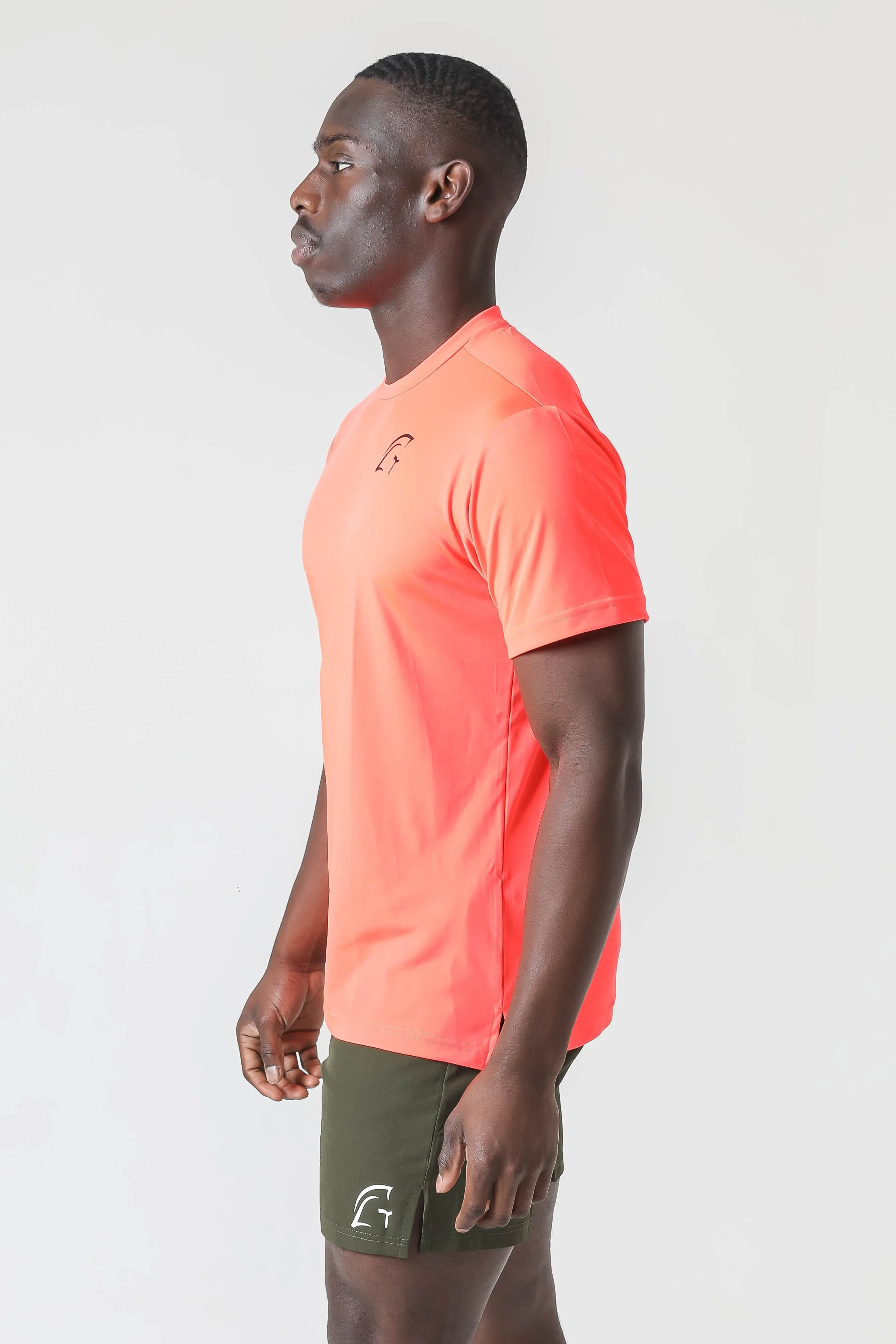 Kryjer X NTC Essential Range Half T-Shirt - Neon Orange