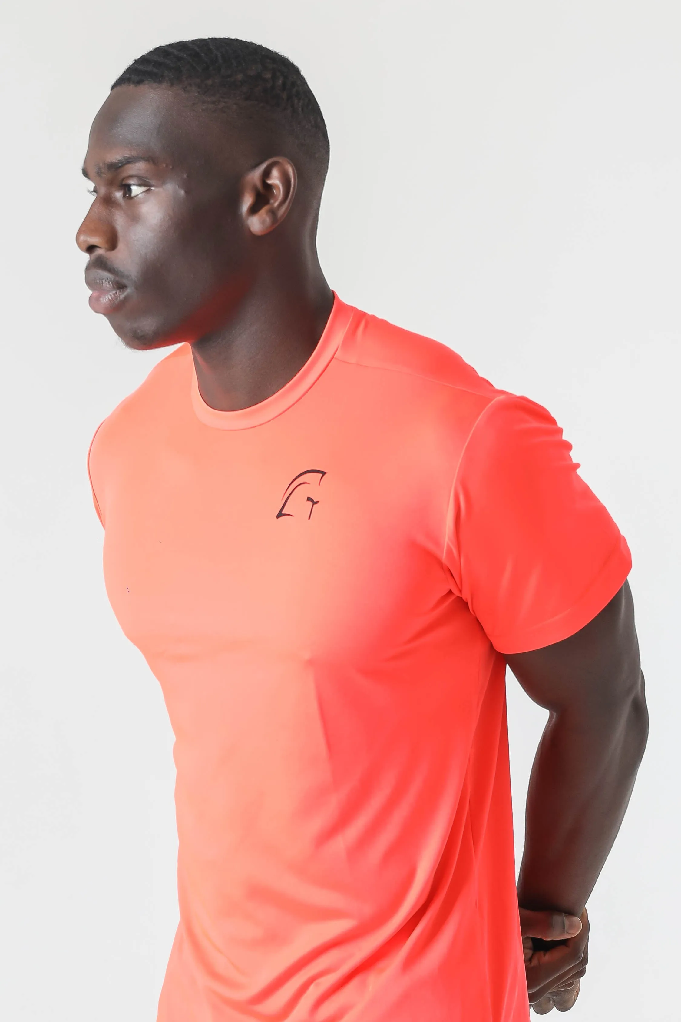 Kryjer X NTC Essential Range Half T-Shirt - Neon Orange