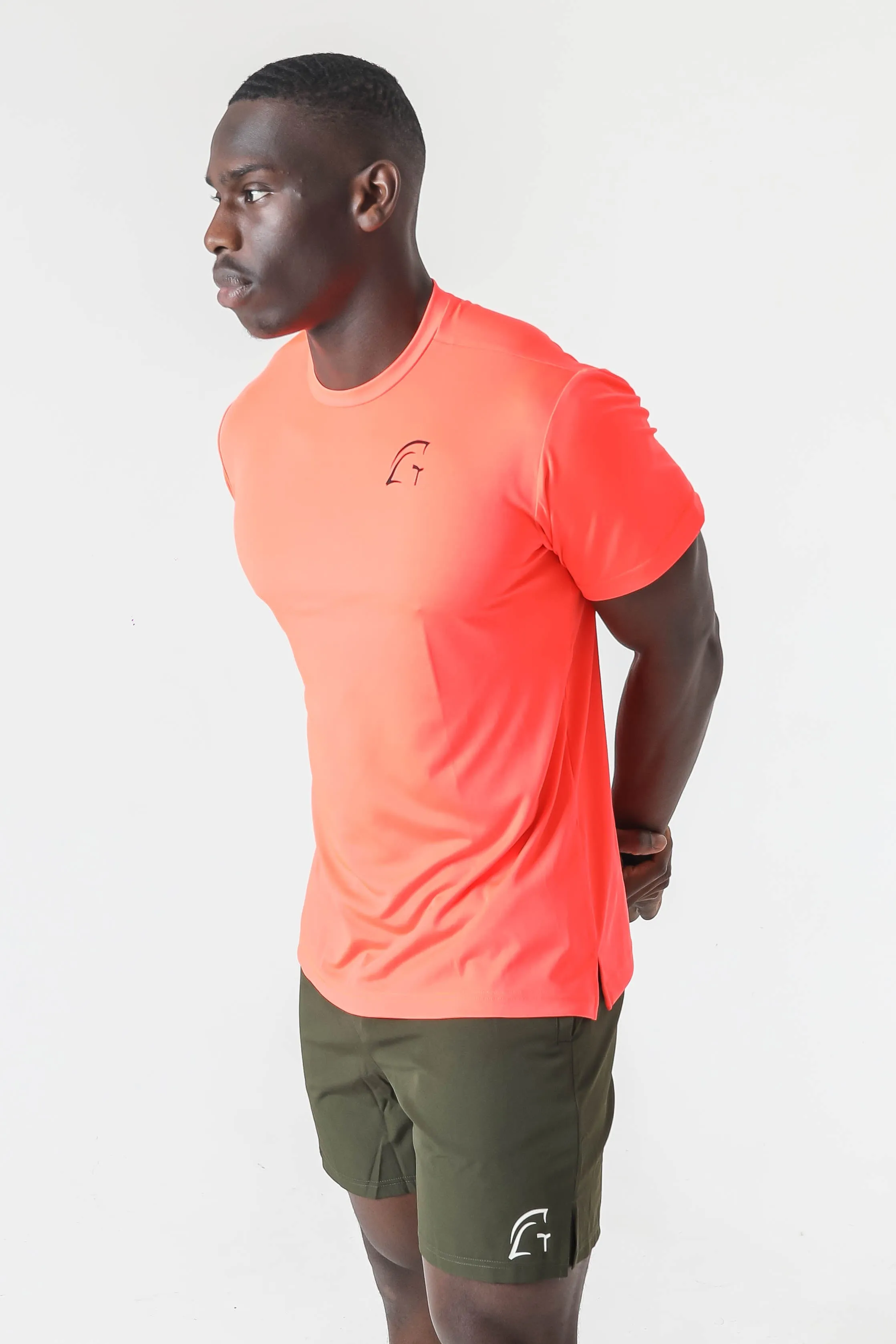 Kryjer X NTC Essential Range Half T-Shirt - Neon Orange
