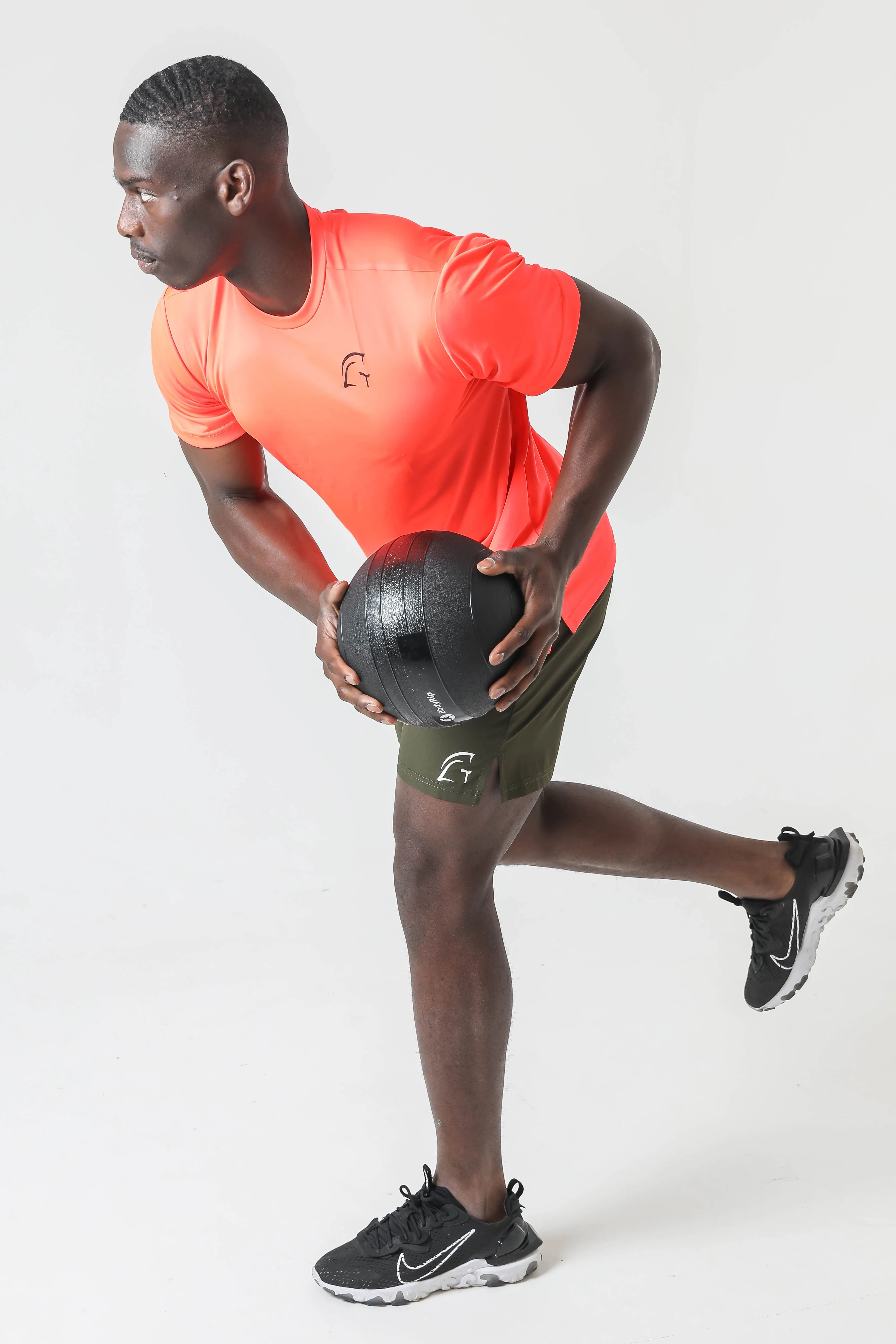 Kryjer X NTC Essential Range Half T-Shirt - Neon Orange
