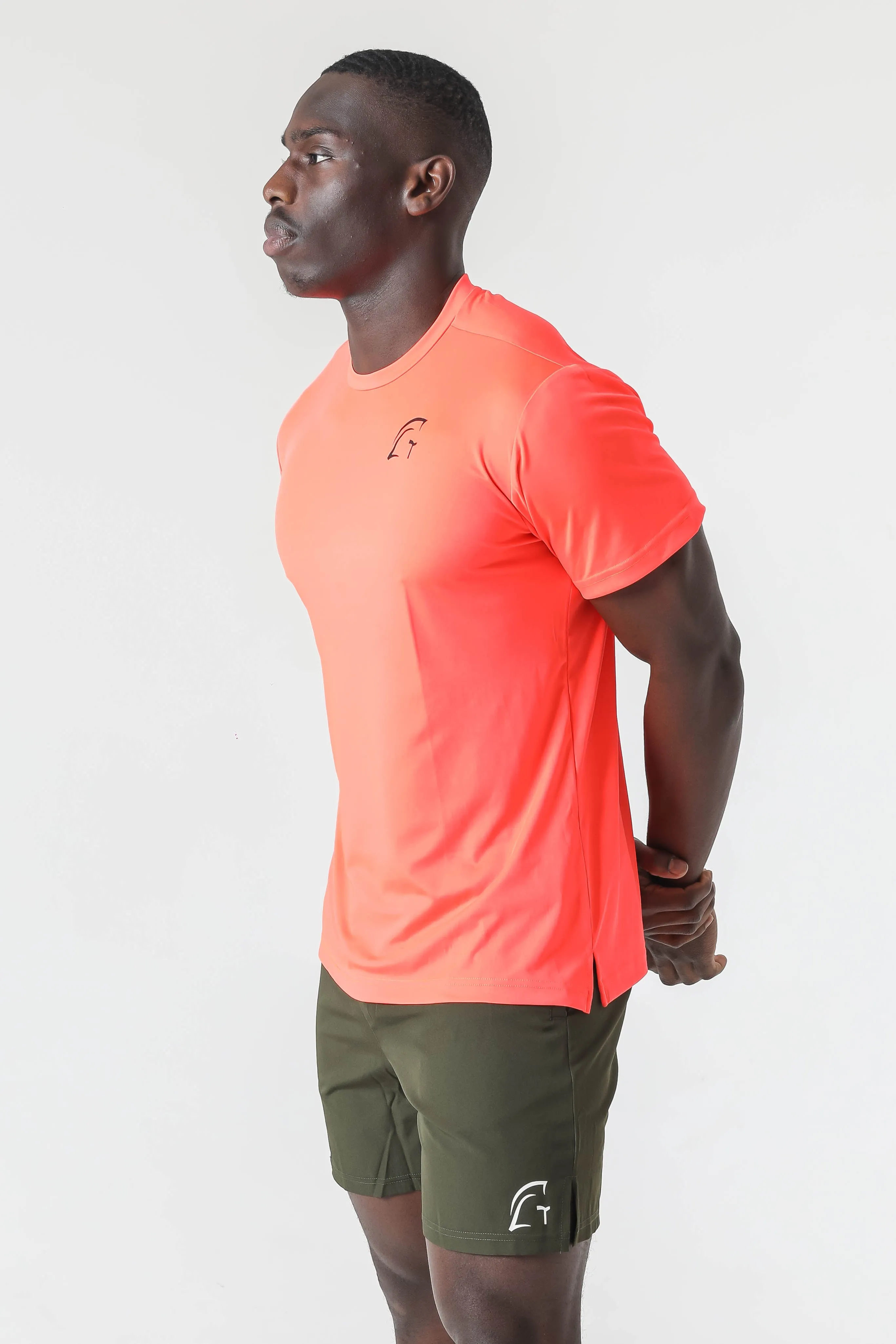 Kryjer X NTC Essential Range Half T-Shirt - Neon Orange