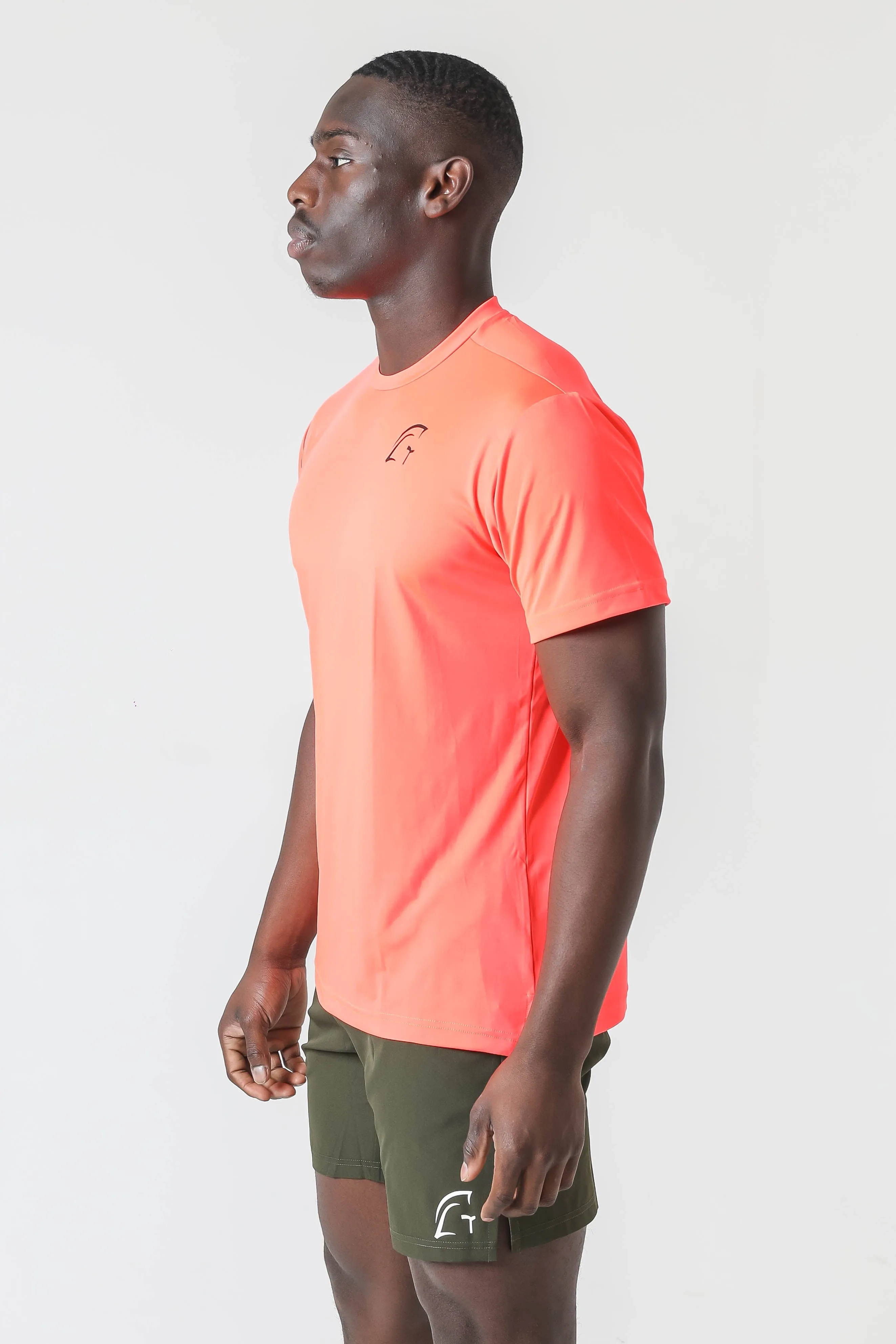 Kryjer X NTC Essential Range Half T-Shirt - Neon Orange