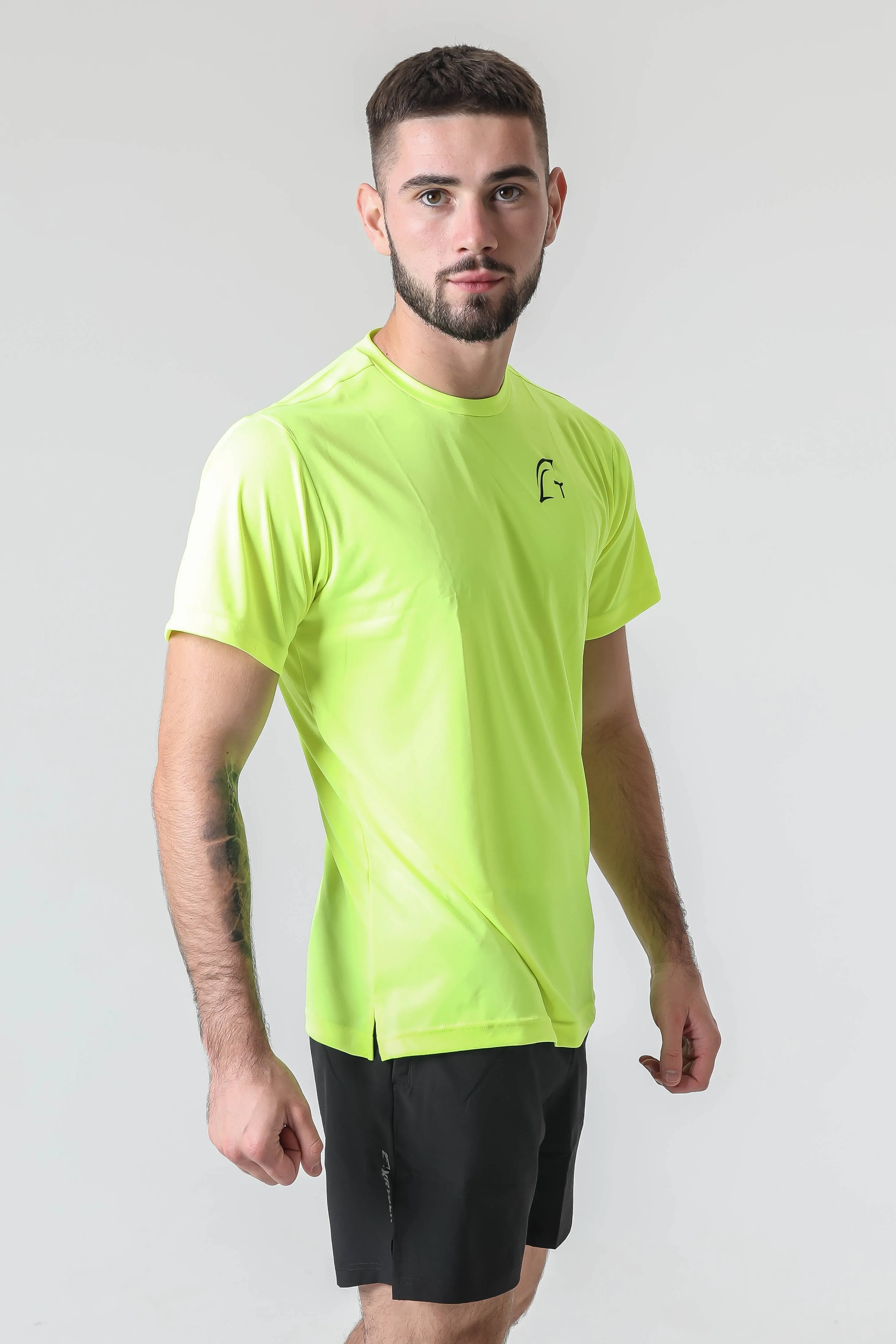 Kryjer X NTC Essential Range Half T-Shirt - Neon Yellow