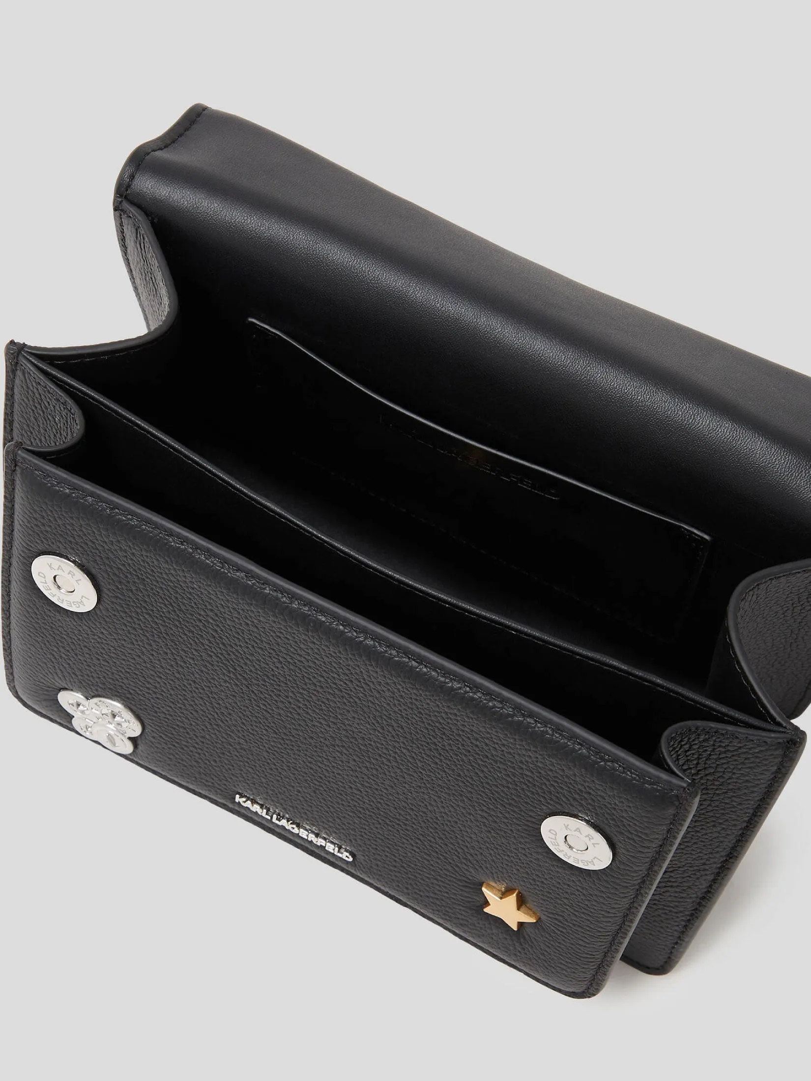 K/SEVEN GRAINY PINS SHOULDER BAG