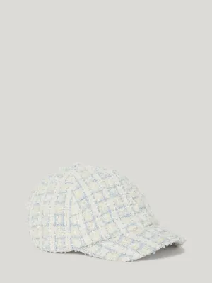K/SIGNATURE BOUCL CAP BLUE WHITEA