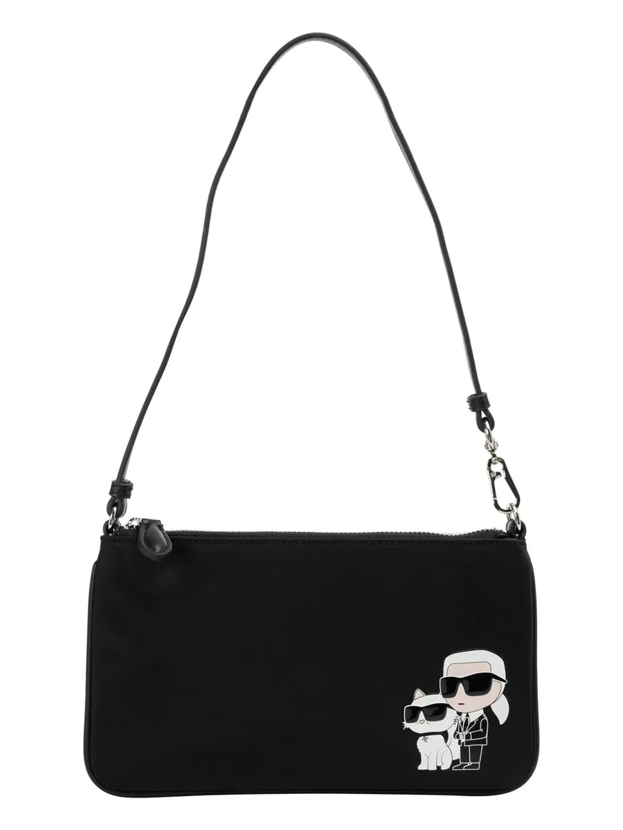 K/SIGNATURE CROSSBODY WALLET