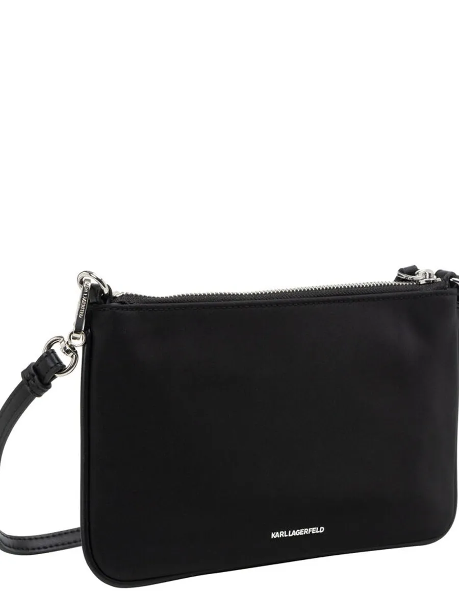 K/SIGNATURE CROSSBODY WALLET