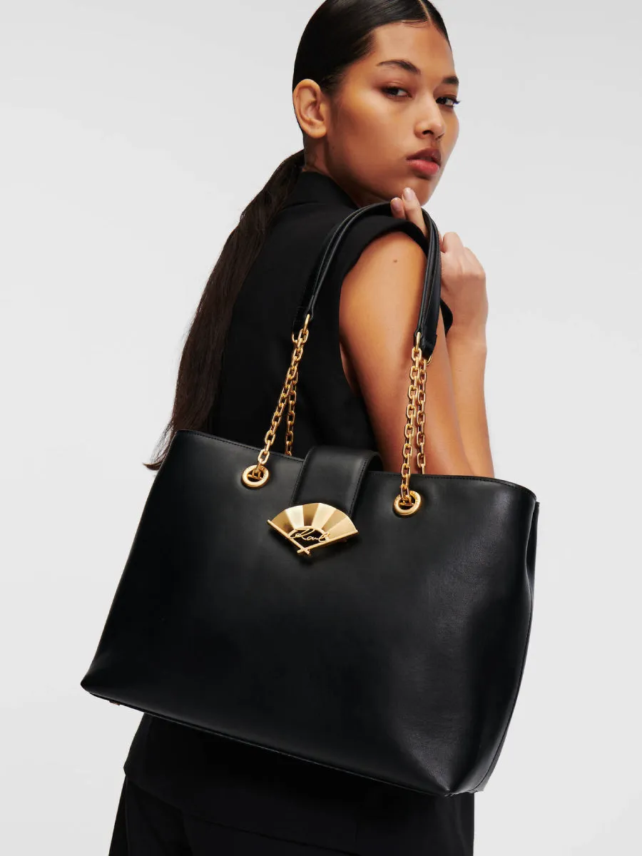 K/SIGNATURE FAN LARGE TOTE BAG