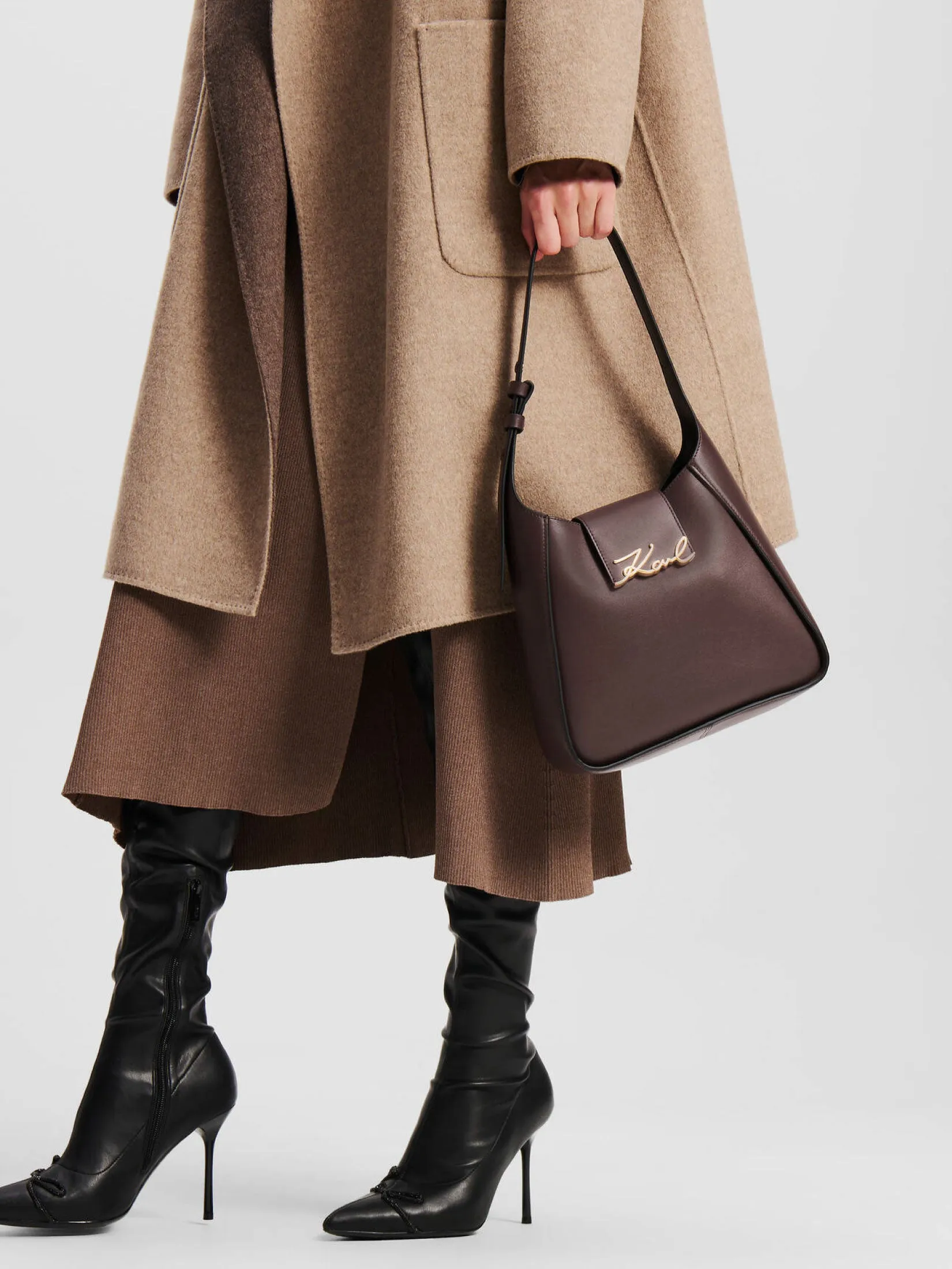 K/SIGNATURE HOBO BAG