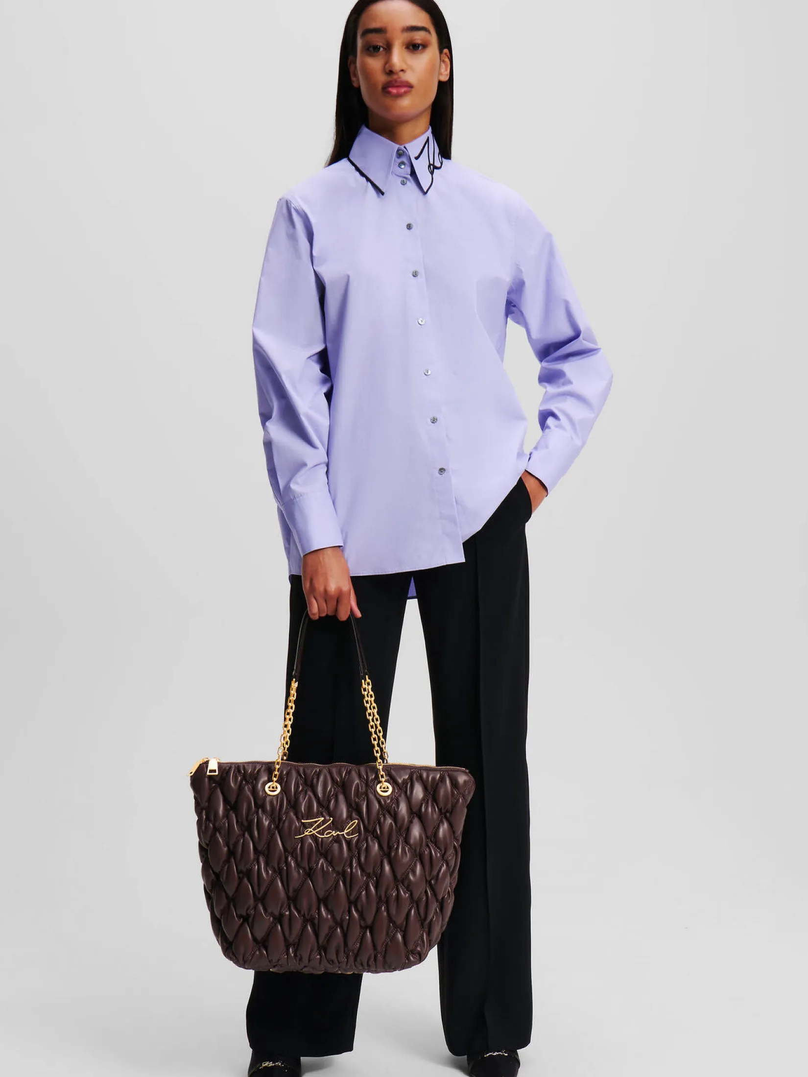K/SIGNATURE KUILT TOTE BAG