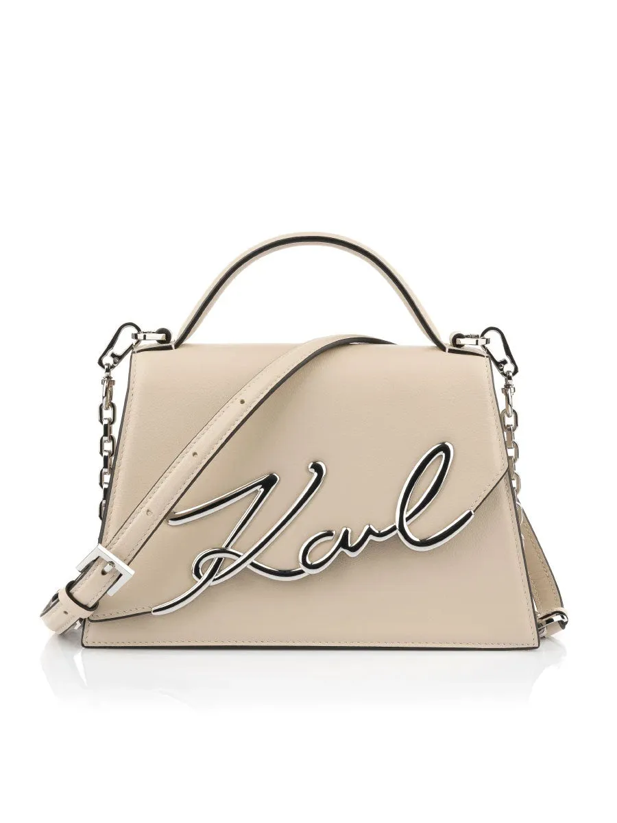 K/SIGNATURE MEDIUM CROSSBODY BAG