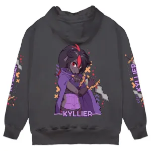 Kyllier "Daggers" Hoodie - Charcoal