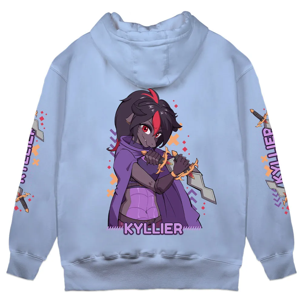 Kyllier "Daggers" Hoodie - Light Blue