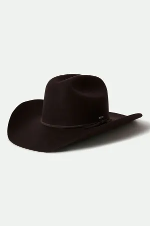 Laredo Cowboy Hat - Dark Brown Brixton