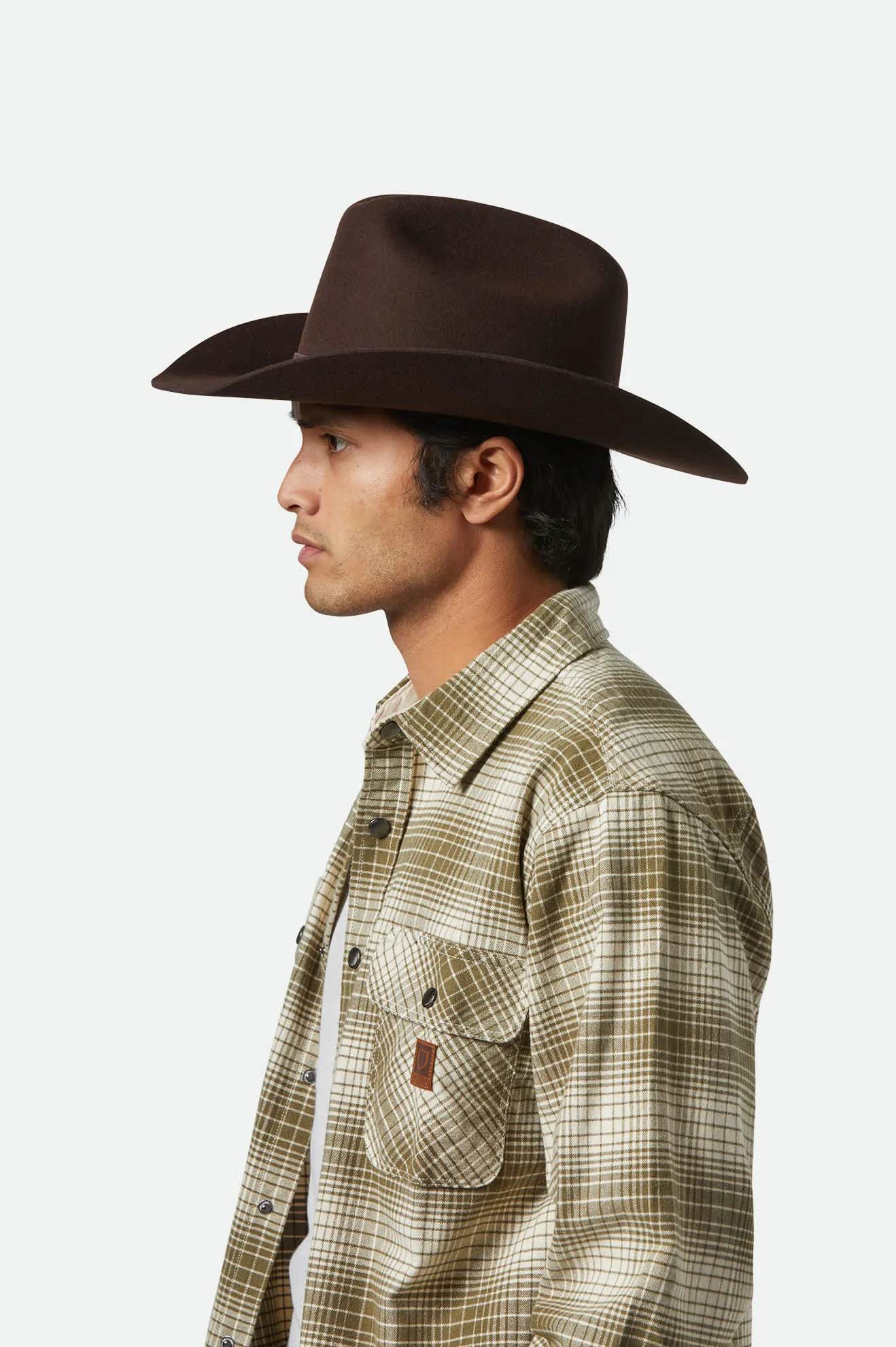 Laredo Cowboy Hat - Dark Brown Brixton