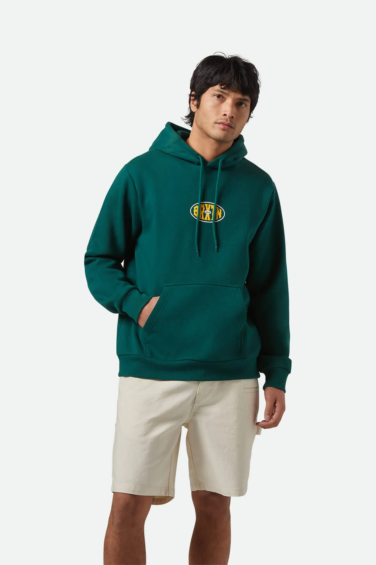 Largo Hoodie - Deep Emerald Brixton