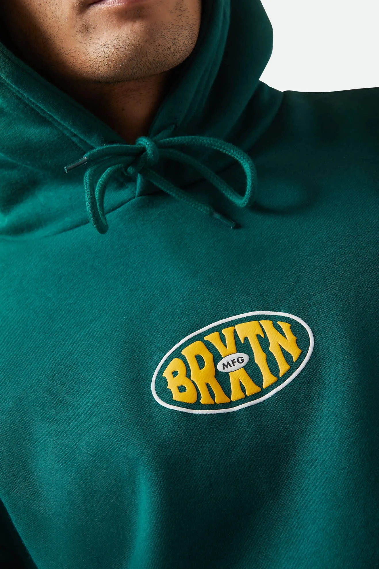 Largo Hoodie - Deep Emerald Brixton