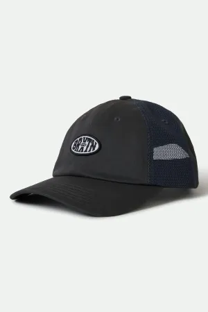 Largo Netplus Adjustable Hat - Charcoal/Charcoal Brixton