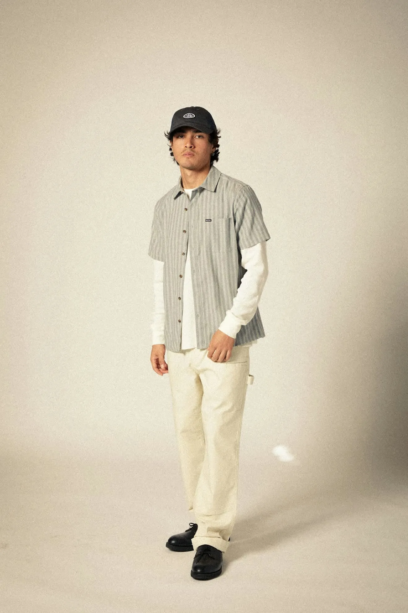 Largo Netplus Adjustable Hat - Charcoal/Charcoal Brixton