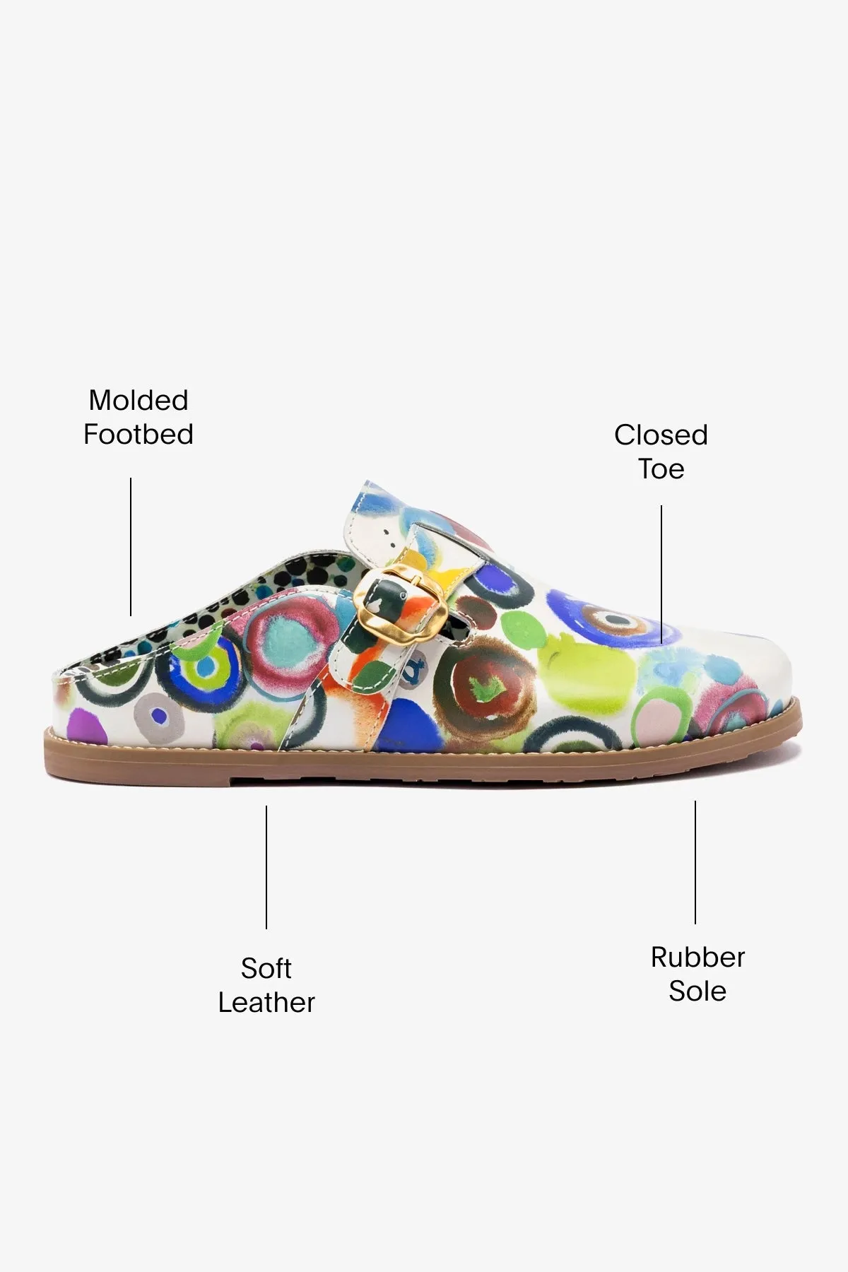 Larroud x Libertine Milan Clog In JH Gouache
