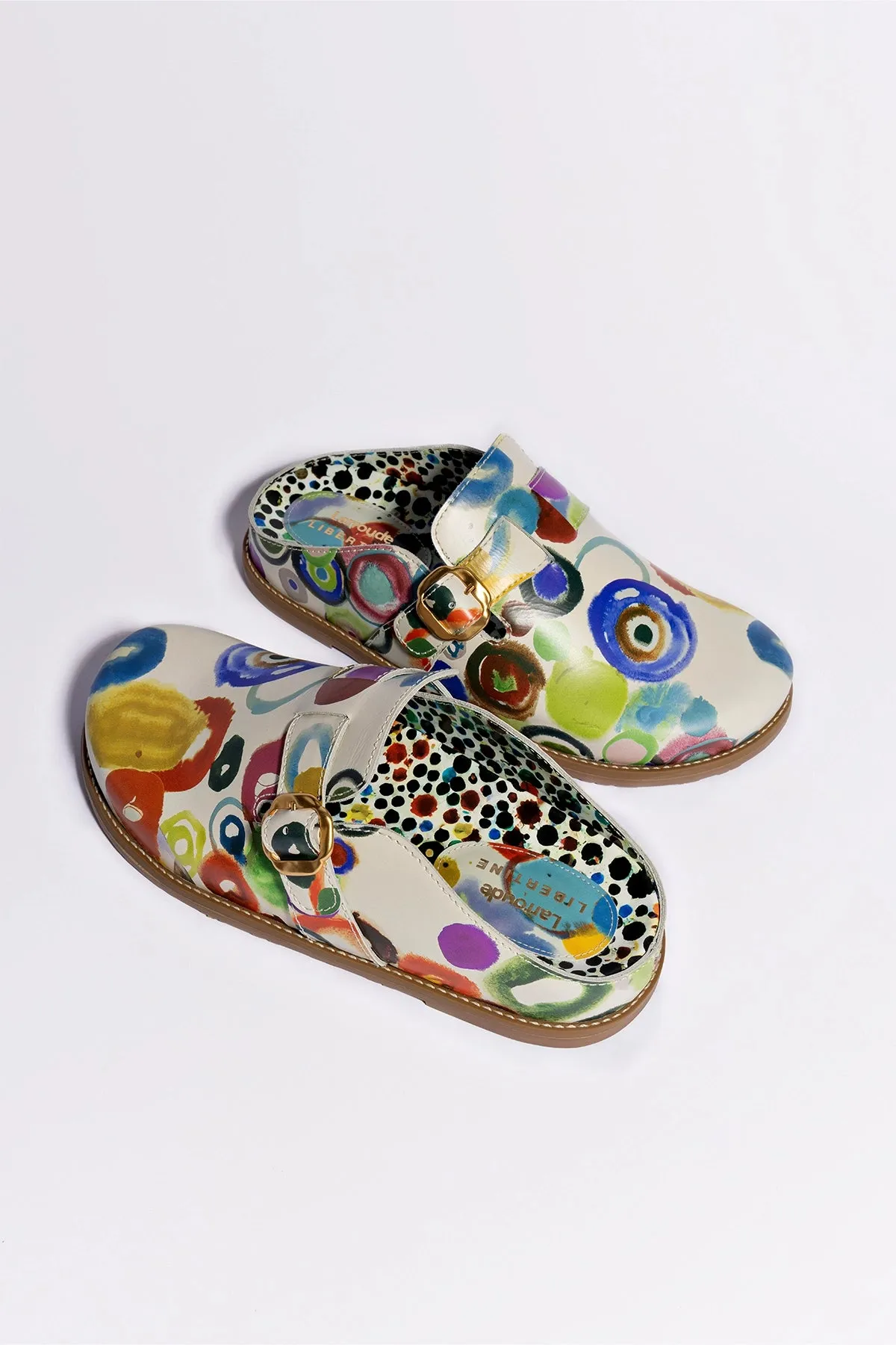 Larroud x Libertine Milan Clog In JH Gouache