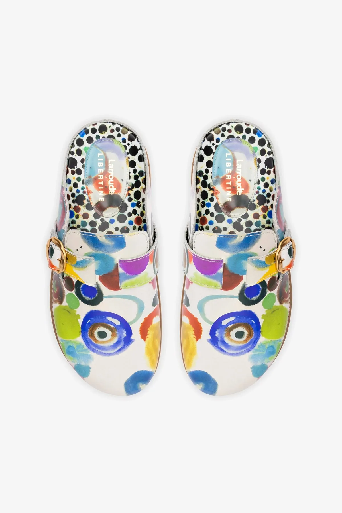 Larroud x Libertine Milan Clog In JH Gouache