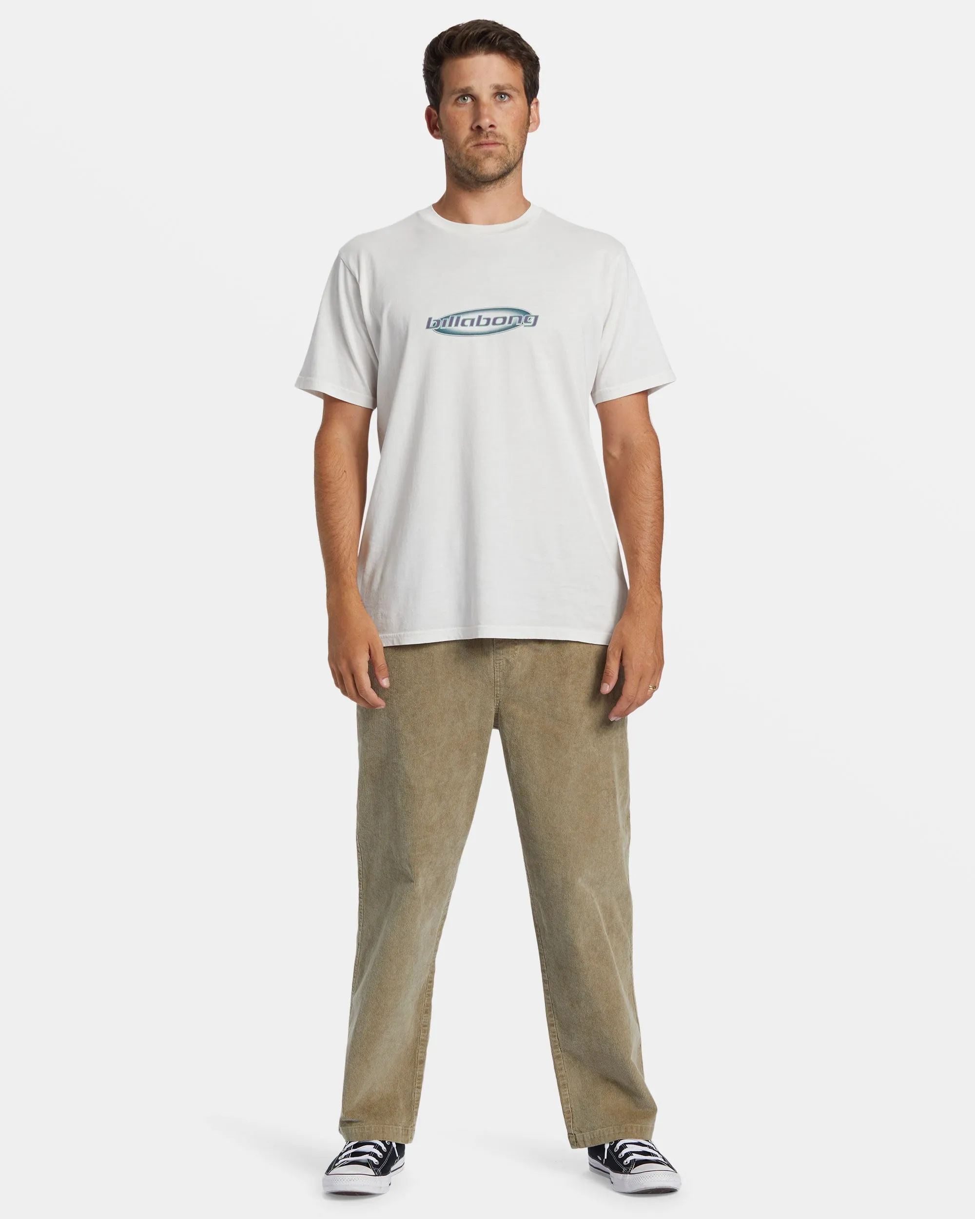 Larry Elastic Waist Corduroy Pants - Dune Billabong