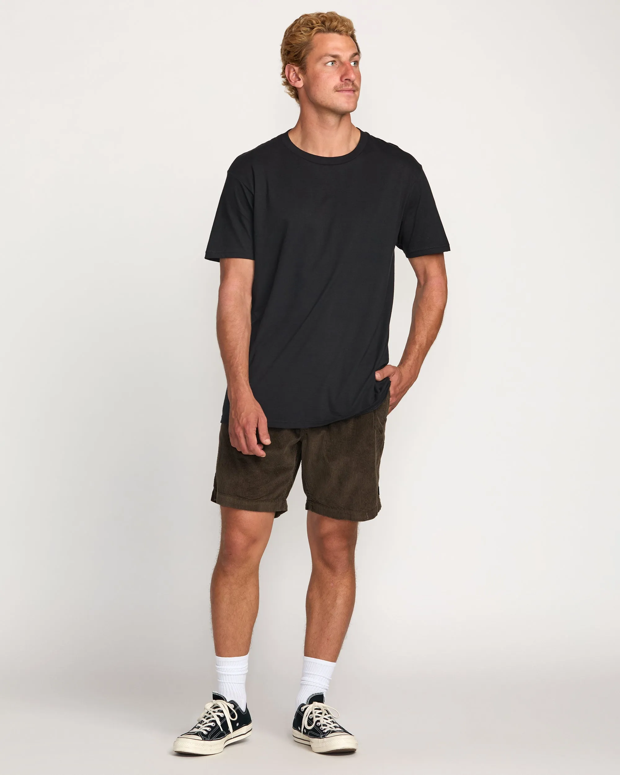 Larry Laybacks 19" Cord Shorts - Brown Billabong