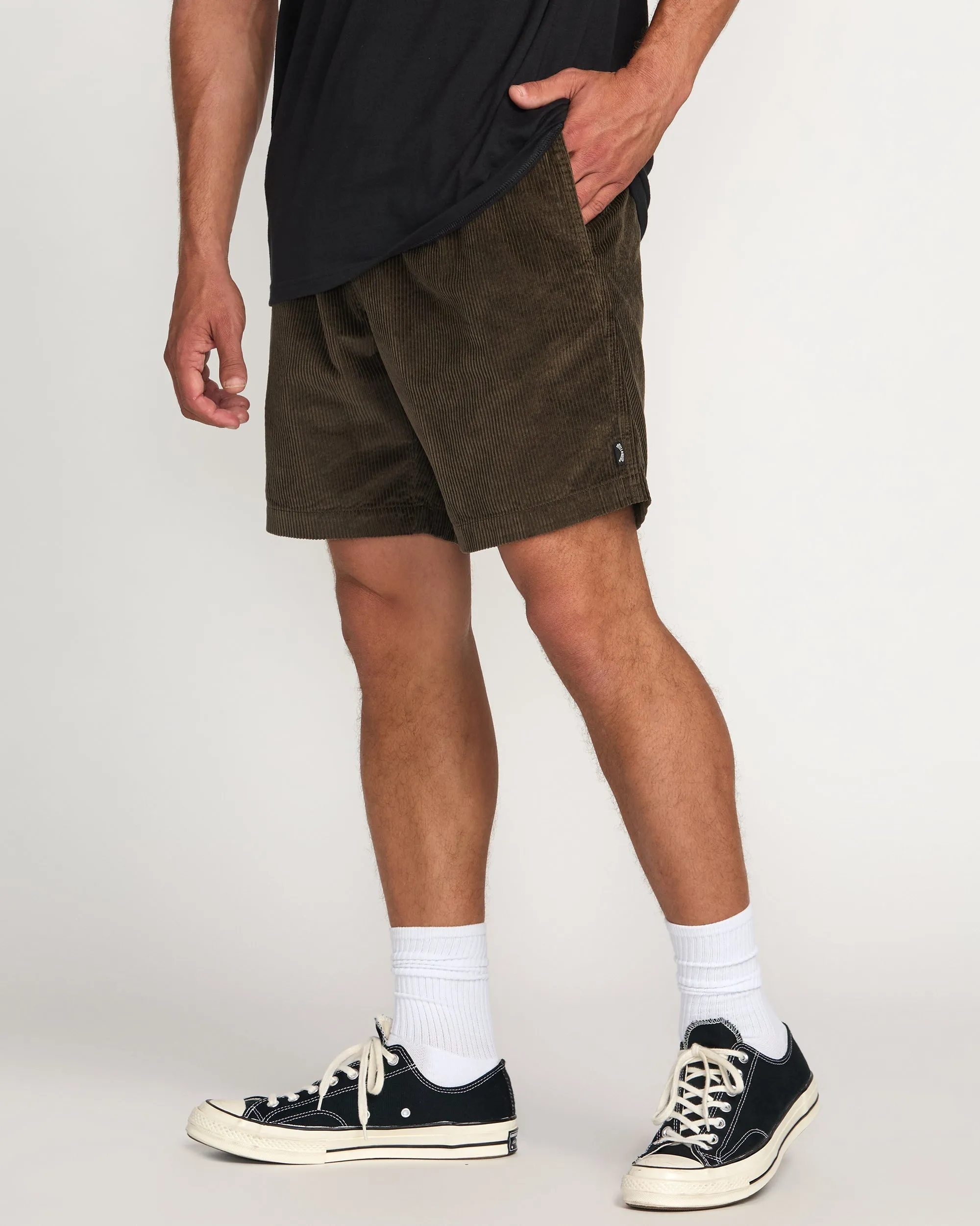 Larry Laybacks 19" Cord Shorts - Brown Billabong