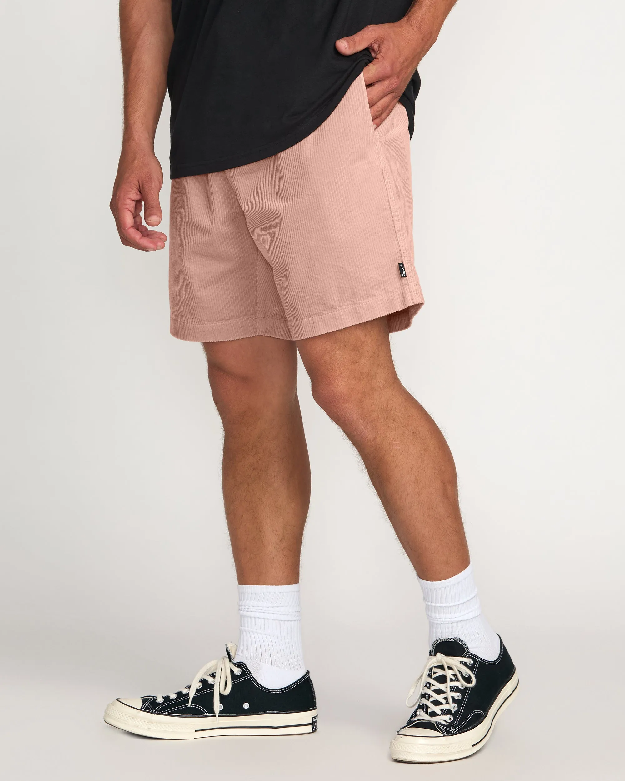 Larry Laybacks 19" Cord Shorts - Dusty Pink Billabong