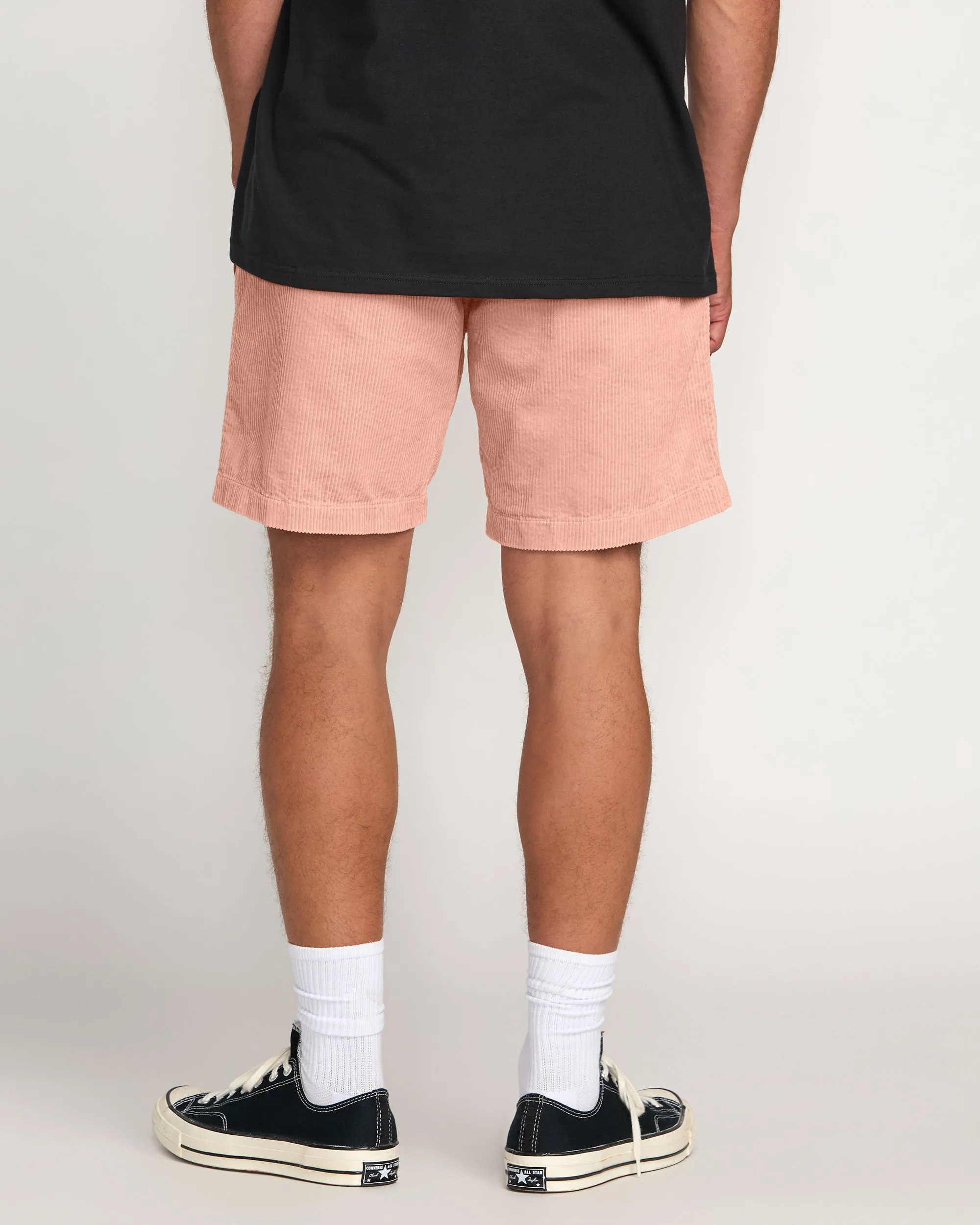 Larry Laybacks 19" Cord Shorts - Dusty Pink Billabong