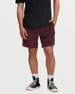 Larry Laybacks 19" Cord Shorts - Plum Billabong