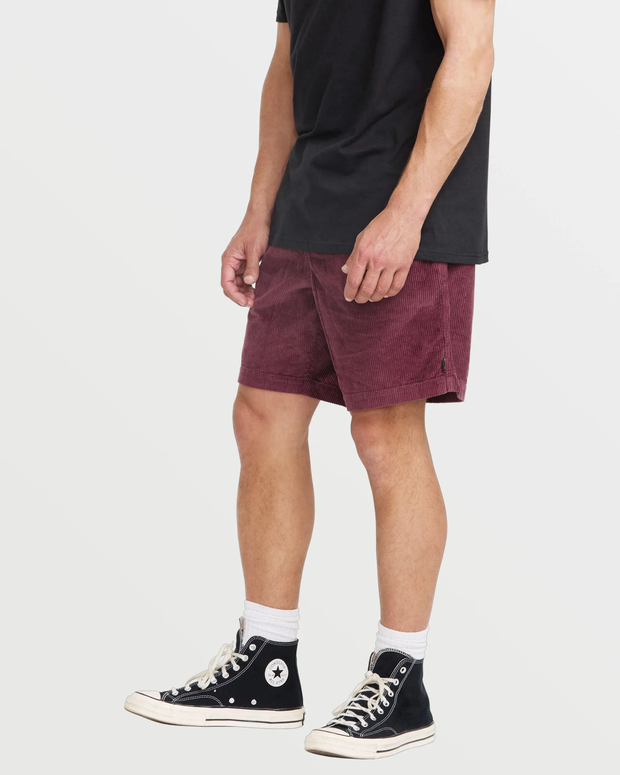 Larry Laybacks 19" Cord Shorts - Plum Billabong
