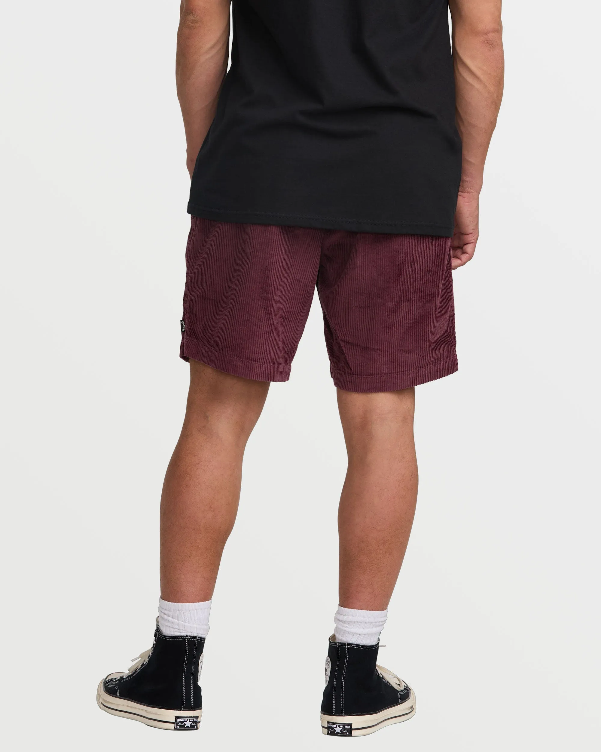 Larry Laybacks 19" Cord Shorts - Plum Billabong