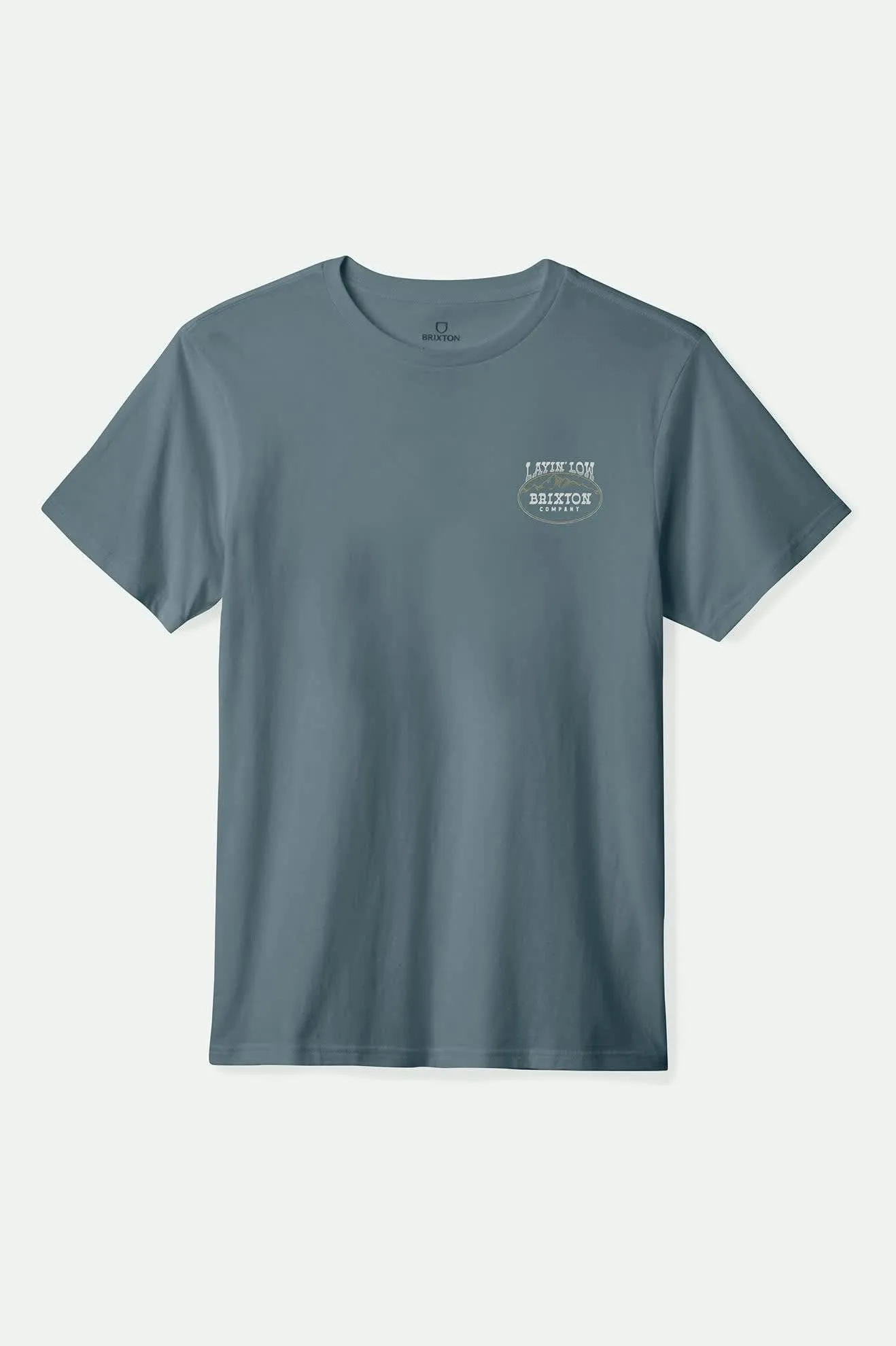 Layin' Low S/S Standard T-Shirt - Basalt Brixton