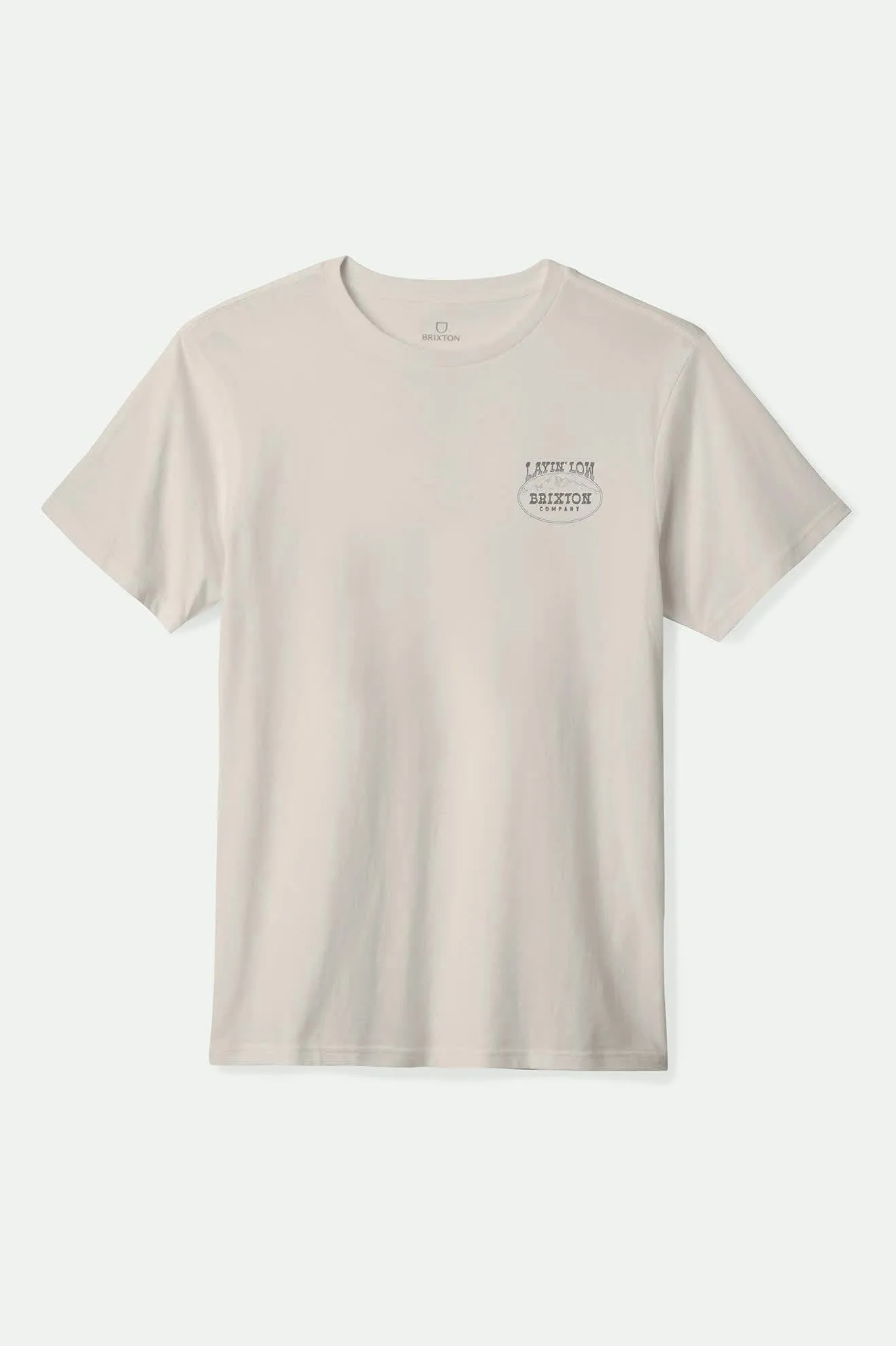 Layin' Low S/S Standard T-Shirt - Cream Brixton