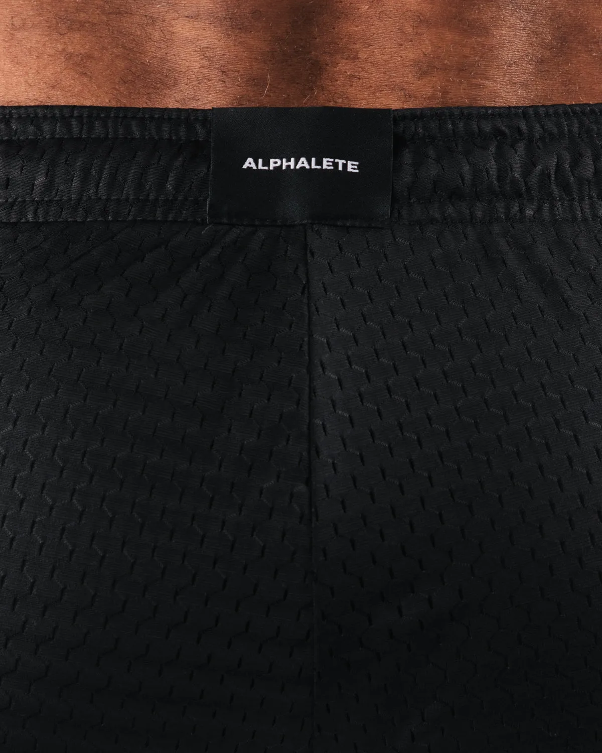 LDB More Mesh Short 6 - Black Alphalete Athletics